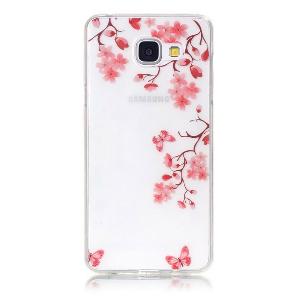 Hoesje voor Samsung Galaxy A5 2016 Pruimenbloesems