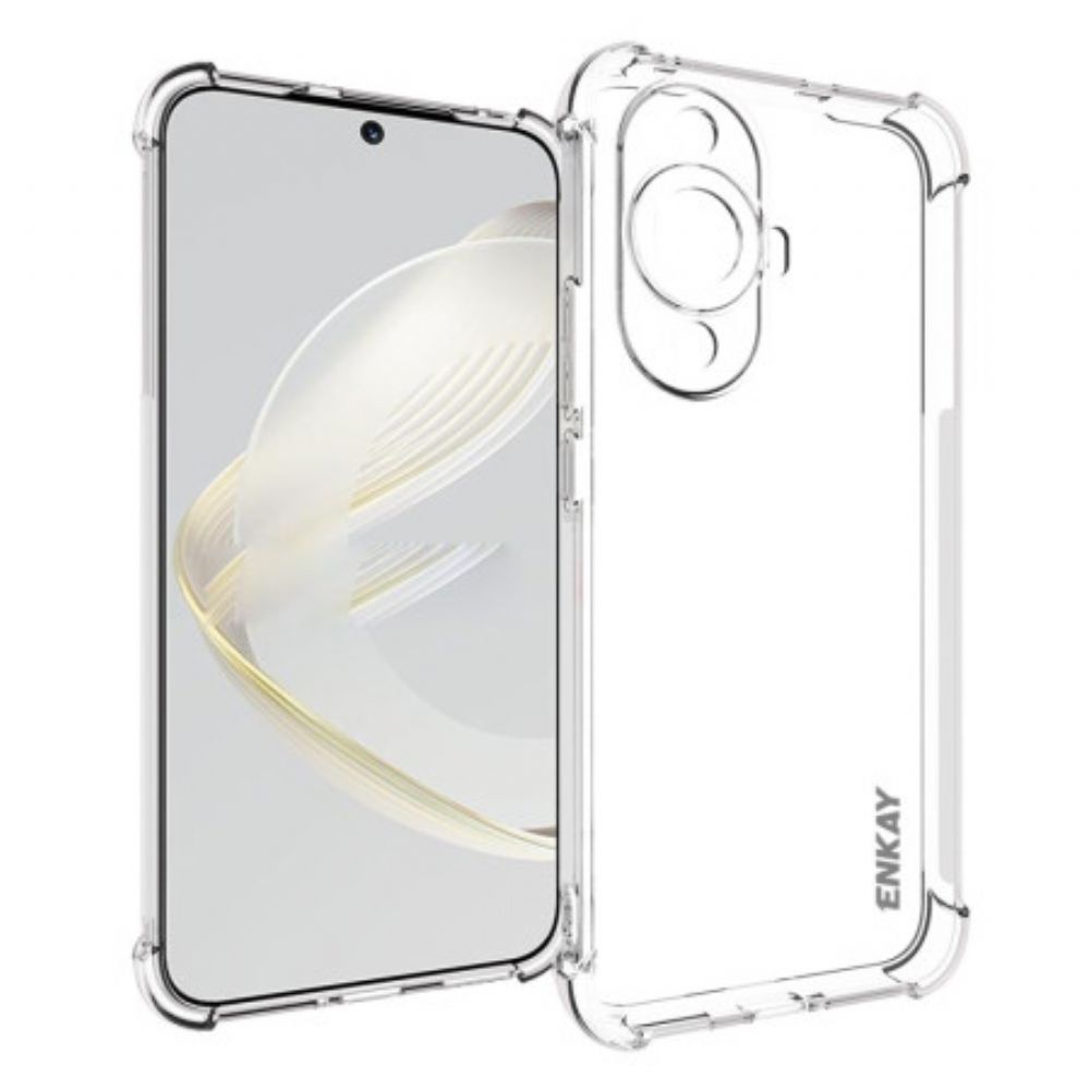 Case Hoesje Huawei Nova 12s Telefoonhoesje Transparante Enkay Versterkte Hoeken