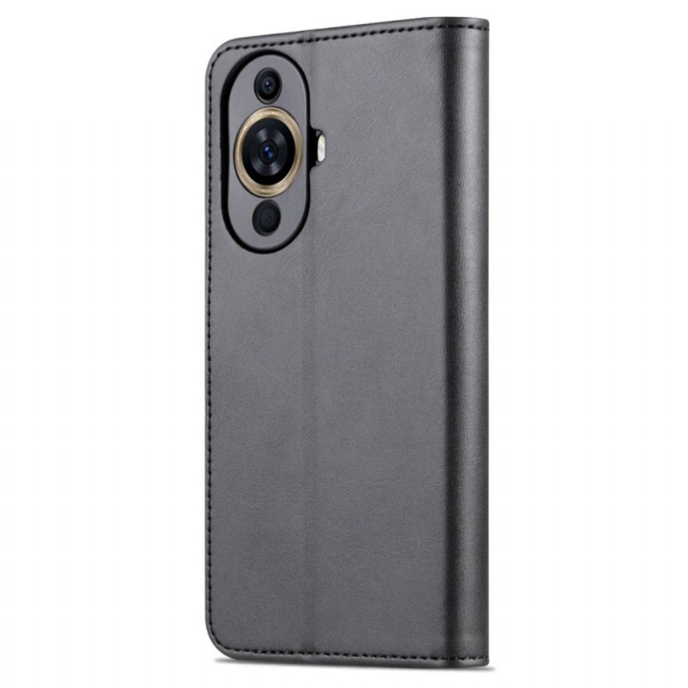 Flip Case Leren Huawei Nova 12s Azns