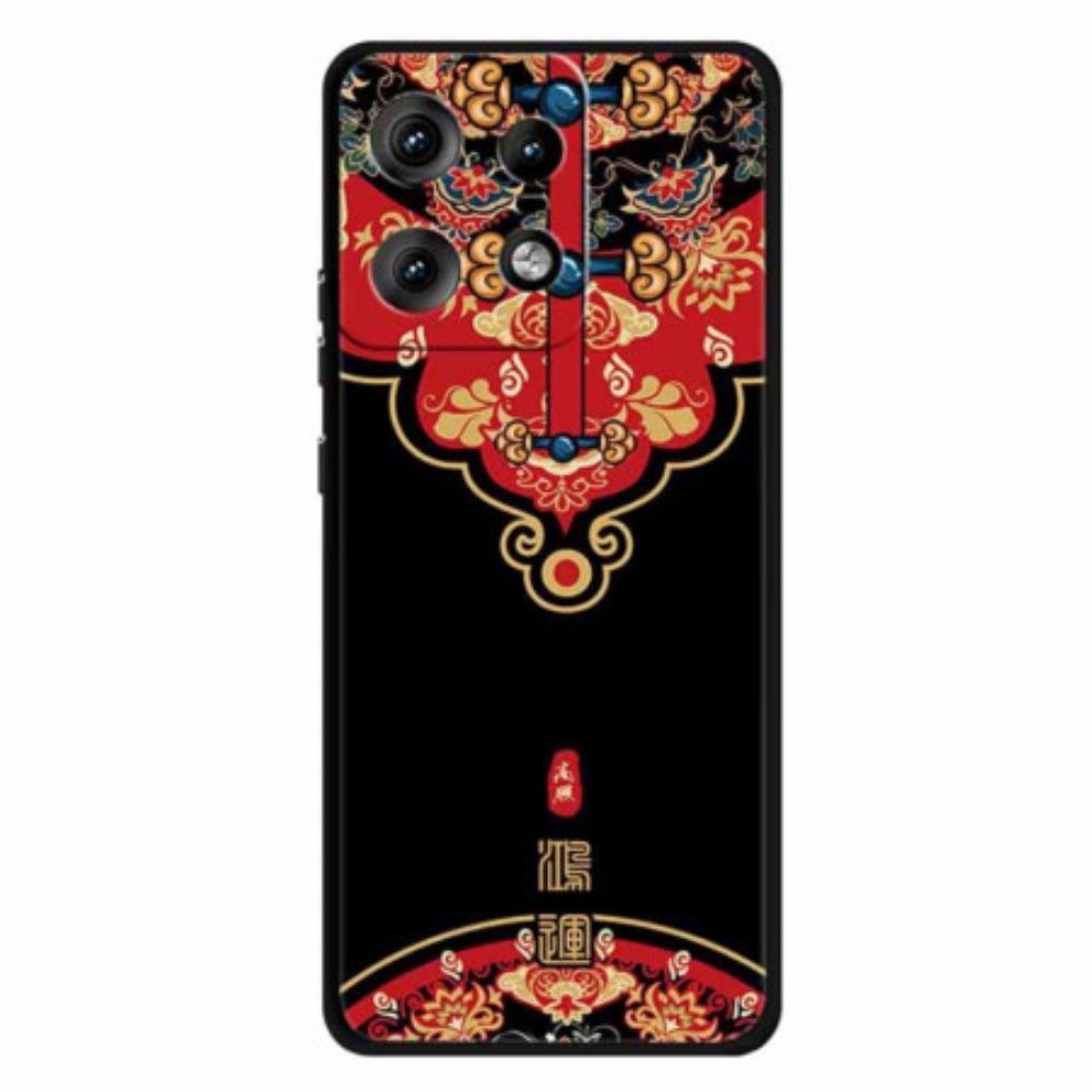 Cover Hoesje Motorola Edge 50 Pro Telefoonhoesje Gelukkige Aankomst