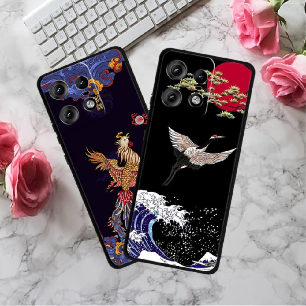 Hoesje Voor Motorola Edge 50 Pro Bloemen