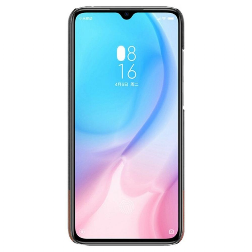 Hoesje voor Xiaomi Mi 9 Lite Imak Ruiyi-serie Leereffect