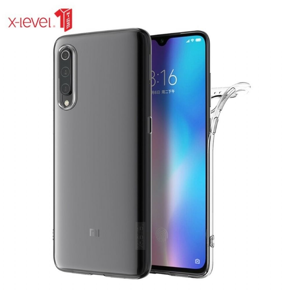 Hoesje voor Xiaomi Mi 9 X-niveau Transparant