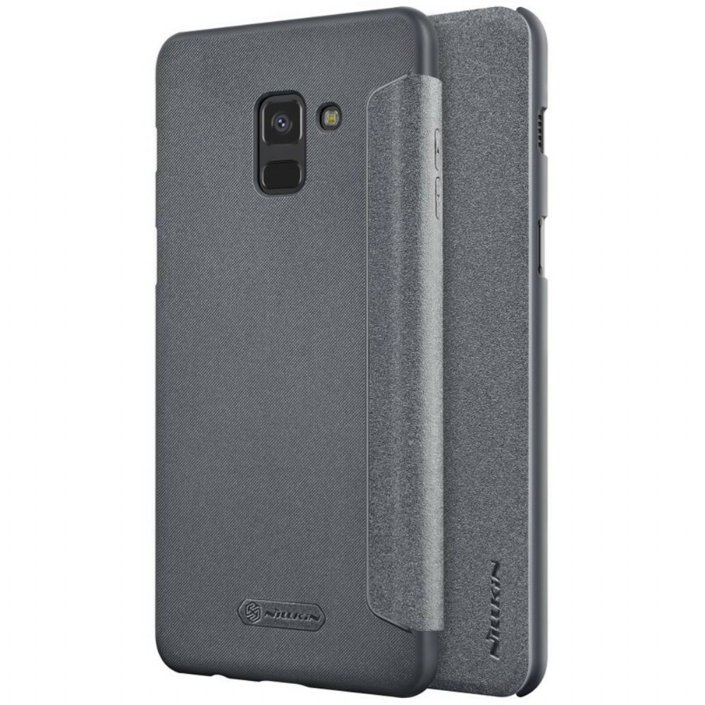 Bescherming Hoesje voor Samsung Galaxy A8 2018 Folio-hoesje Nillkin