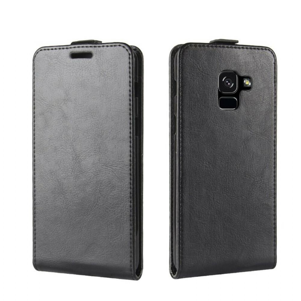 Folio-hoesje voor Samsung Galaxy A8 2018 Flip Case Opvouwbaar Leereffect