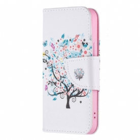 Flip Case voor iPhone 13 Mini Bloemrijke Boom