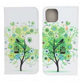 Folio-hoesje voor iPhone 13 Mini Bloeiende Boom