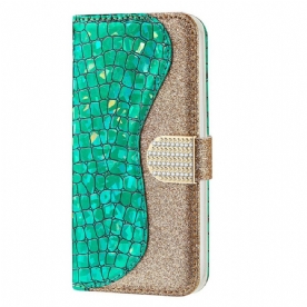 Folio-hoesje voor iPhone 13 Mini Krok Diamanten