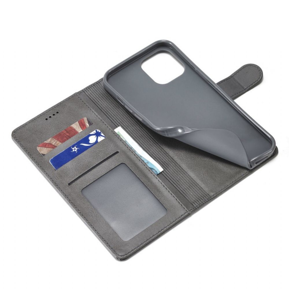 Folio-hoesje voor iPhone 13 Mini Lc.imeeke Leereffect