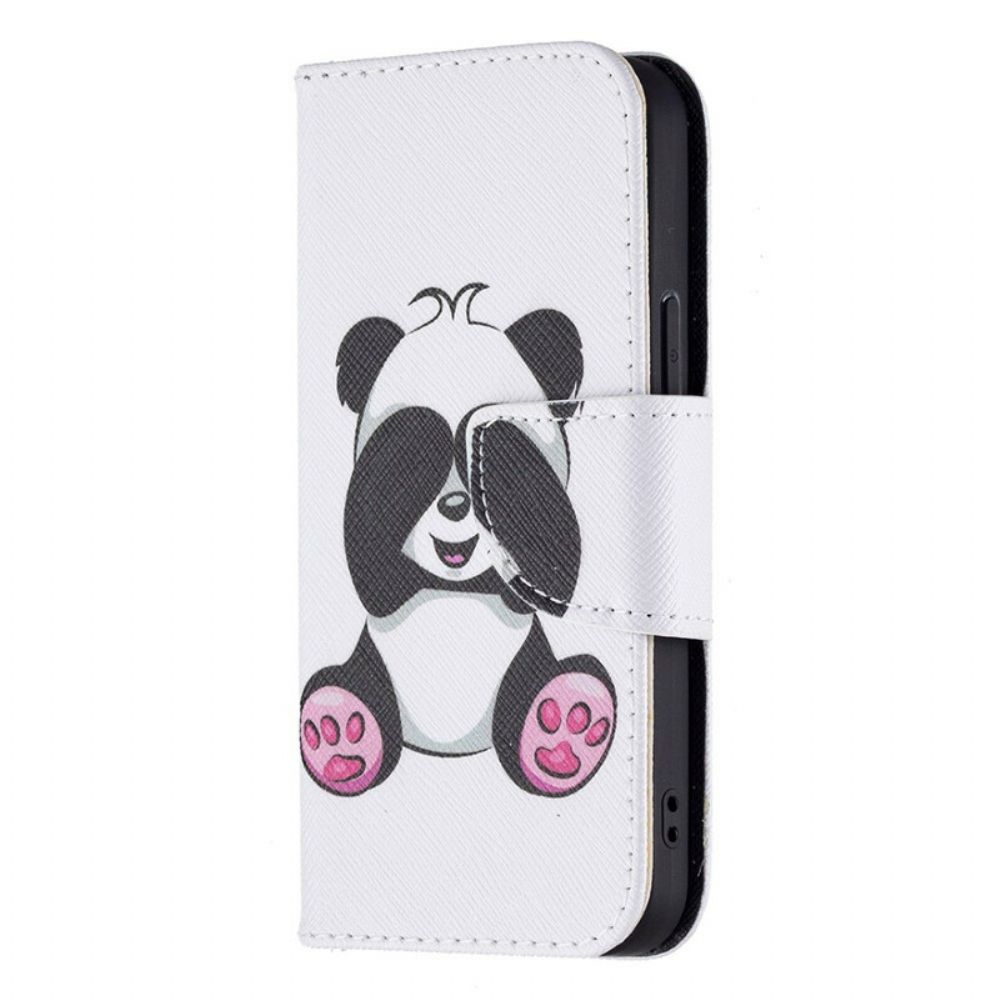 Folio-hoesje voor iPhone 13 Mini Pandaplezier