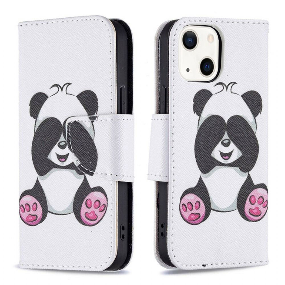 Folio-hoesje voor iPhone 13 Mini Pandaplezier