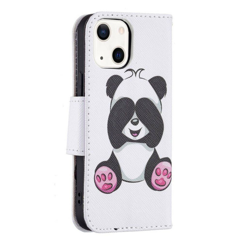 Folio-hoesje voor iPhone 13 Mini Pandaplezier