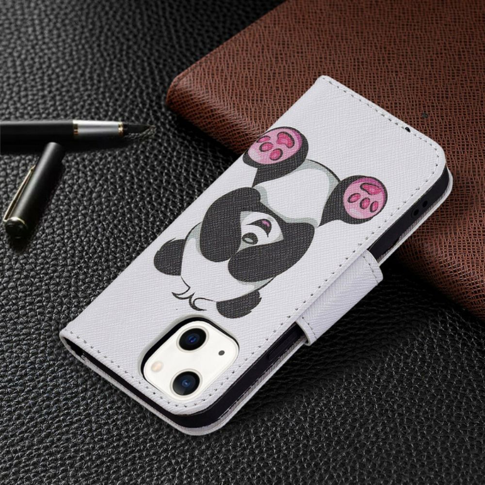 Folio-hoesje voor iPhone 13 Mini Pandaplezier