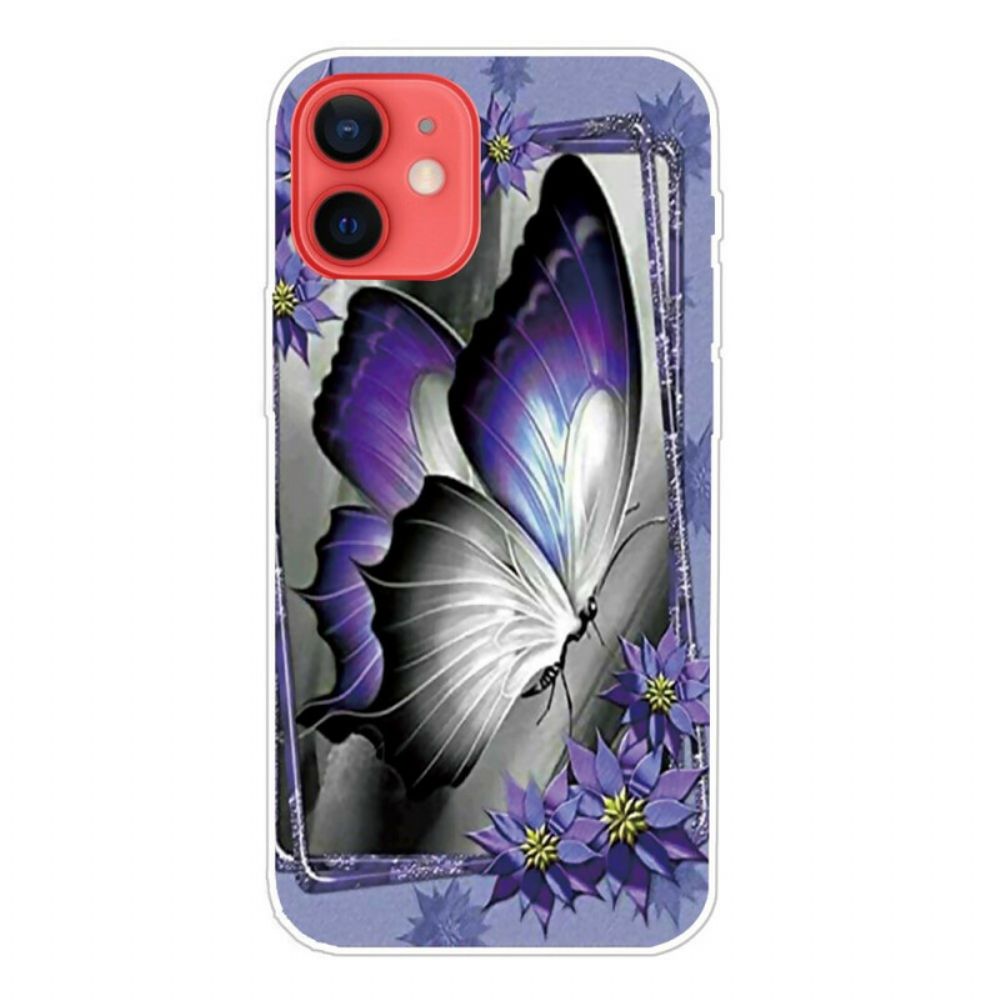 Hoesje voor iPhone 13 Mini Koninklijke Vlinder