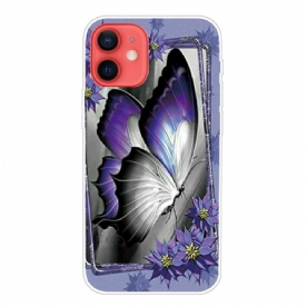 Hoesje voor iPhone 13 Mini Koninklijke Vlinder