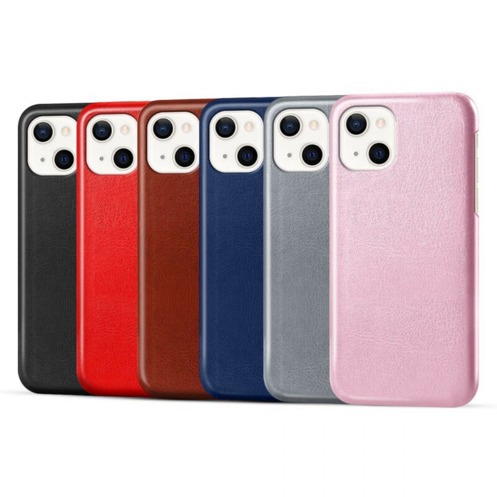 Hoesje voor iPhone 13 Mini Ksq Leereffect