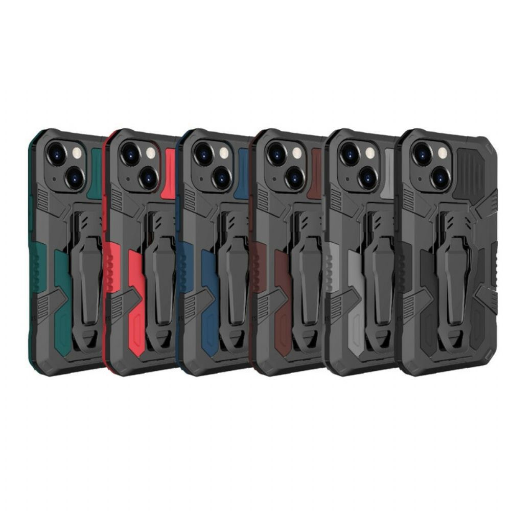 Hoesje voor iPhone 13 Mini Robot Met Riemclip