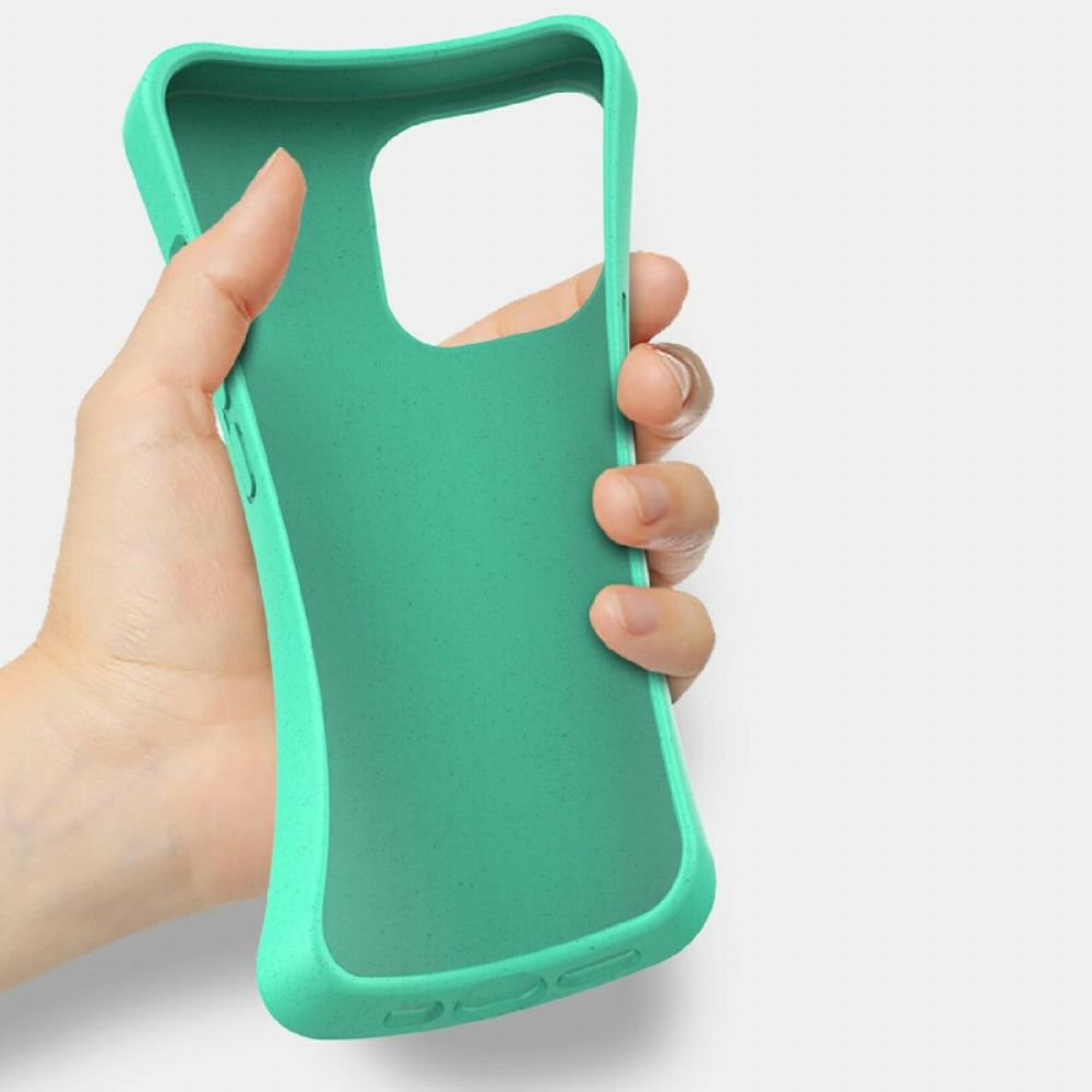 Hoesje voor iPhone 13 Mini Tarwe Stro Ontwerp