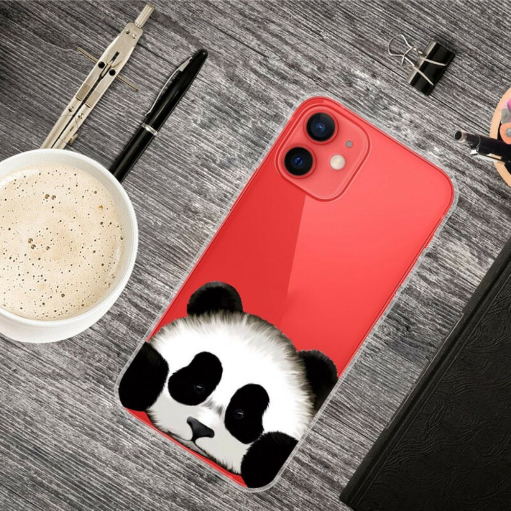 Hoesje voor iPhone 13 Mini Transparante Panda