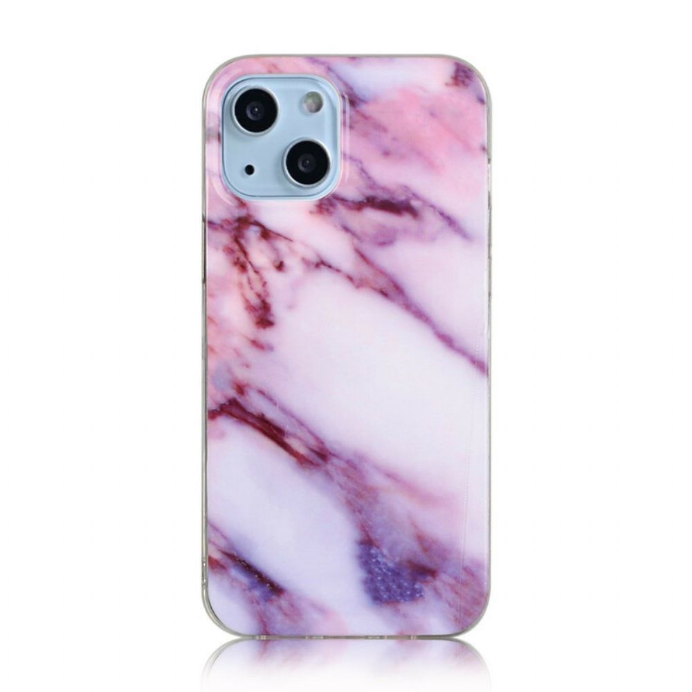 Hoesje voor iPhone 13 Mini Vereenvoudigd Marmer