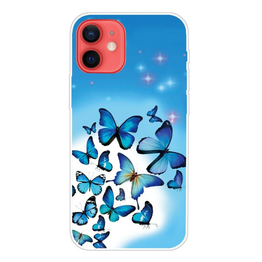 Hoesje voor iPhone 13 Mini Vlinders Vlinders