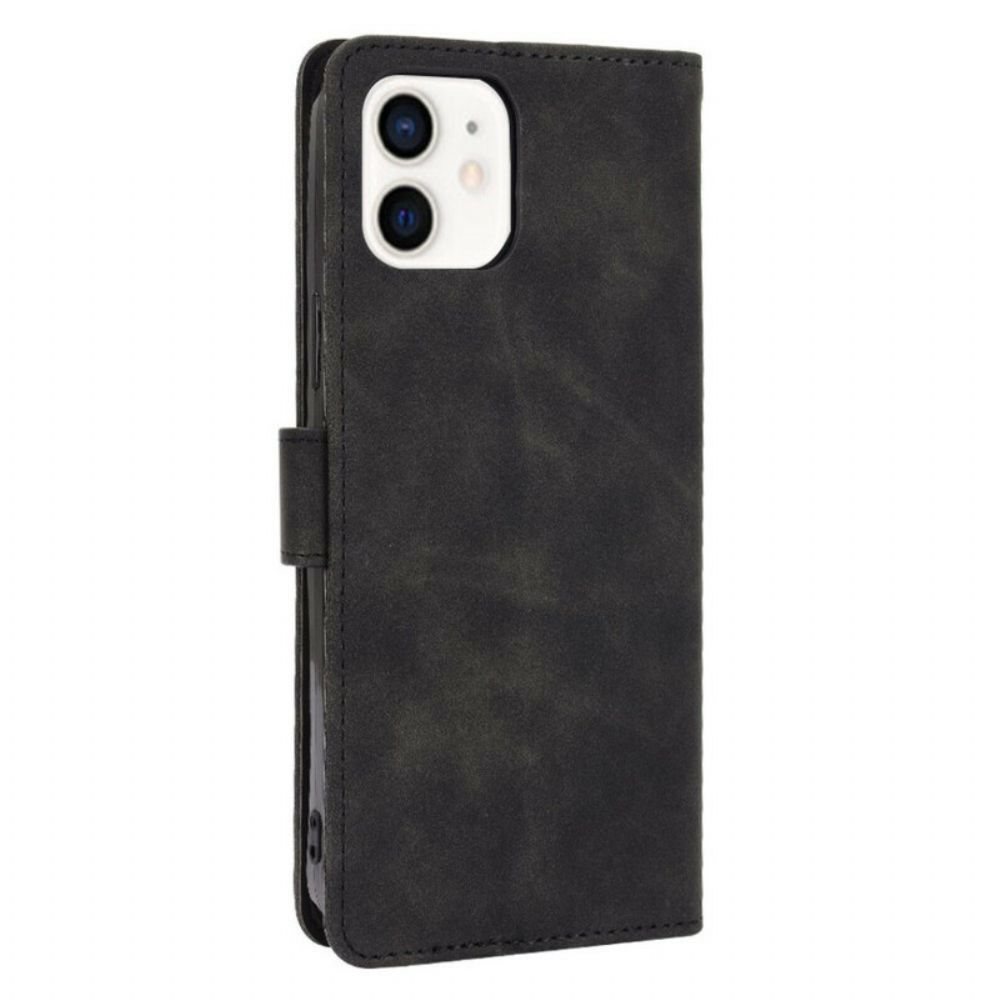 Leren Hoesje voor iPhone 13 Mini Skin-touch