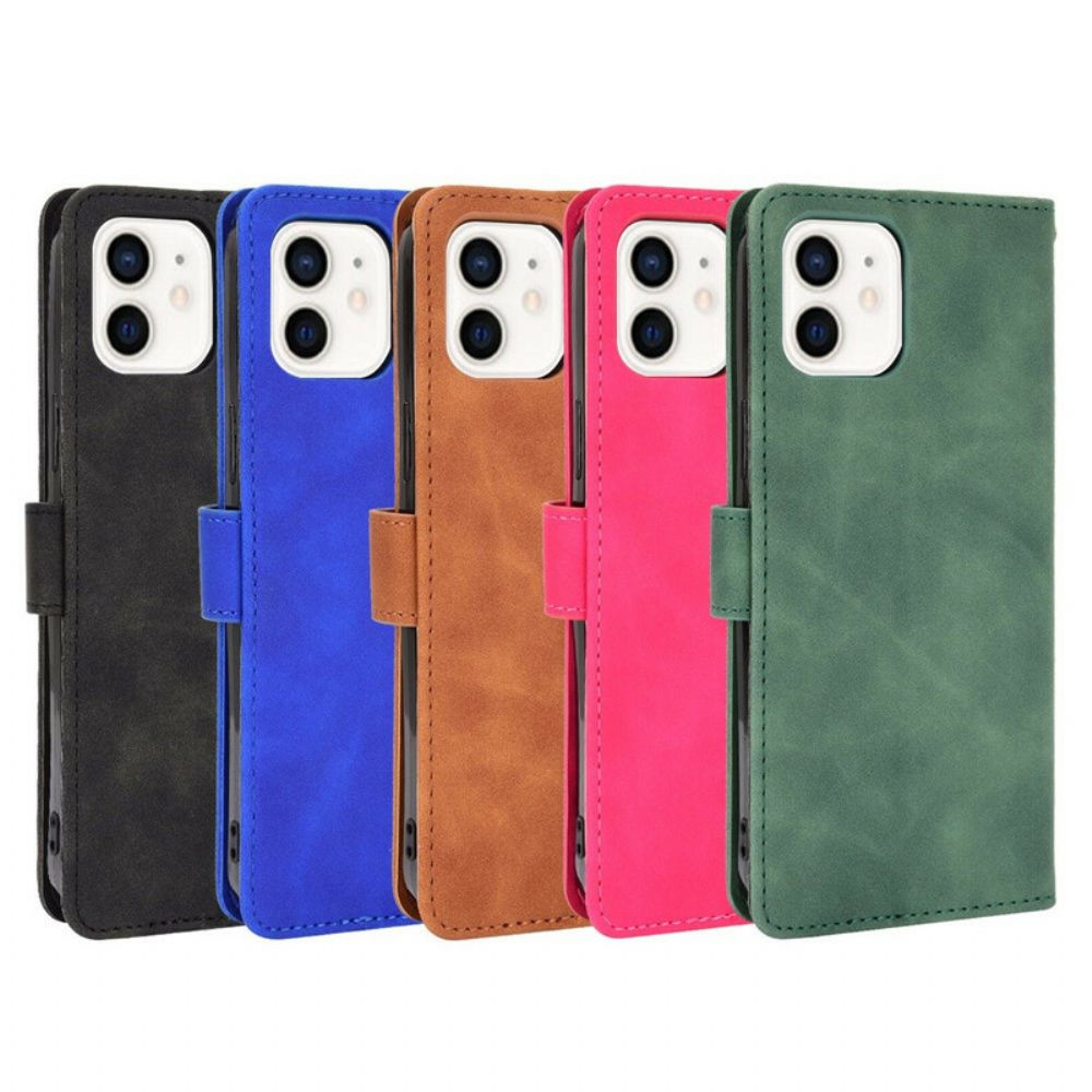 Leren Hoesje voor iPhone 13 Mini Skin-touch