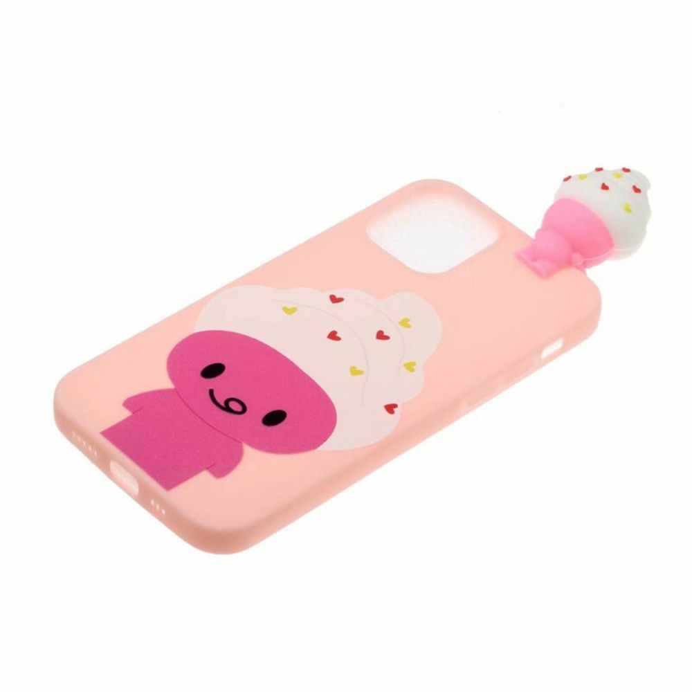 Telefoonhoesje voor iPhone 13 Mini 3d Leuk Ijs