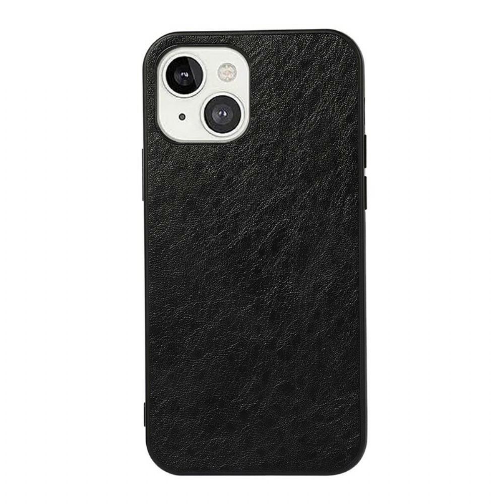 Telefoonhoesje voor iPhone 13 Mini Elegance Leereffect