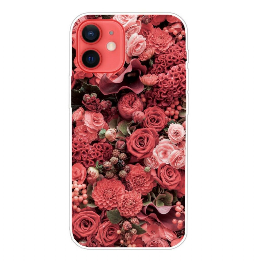 Telefoonhoesje voor iPhone 13 Mini Intense Bloemen