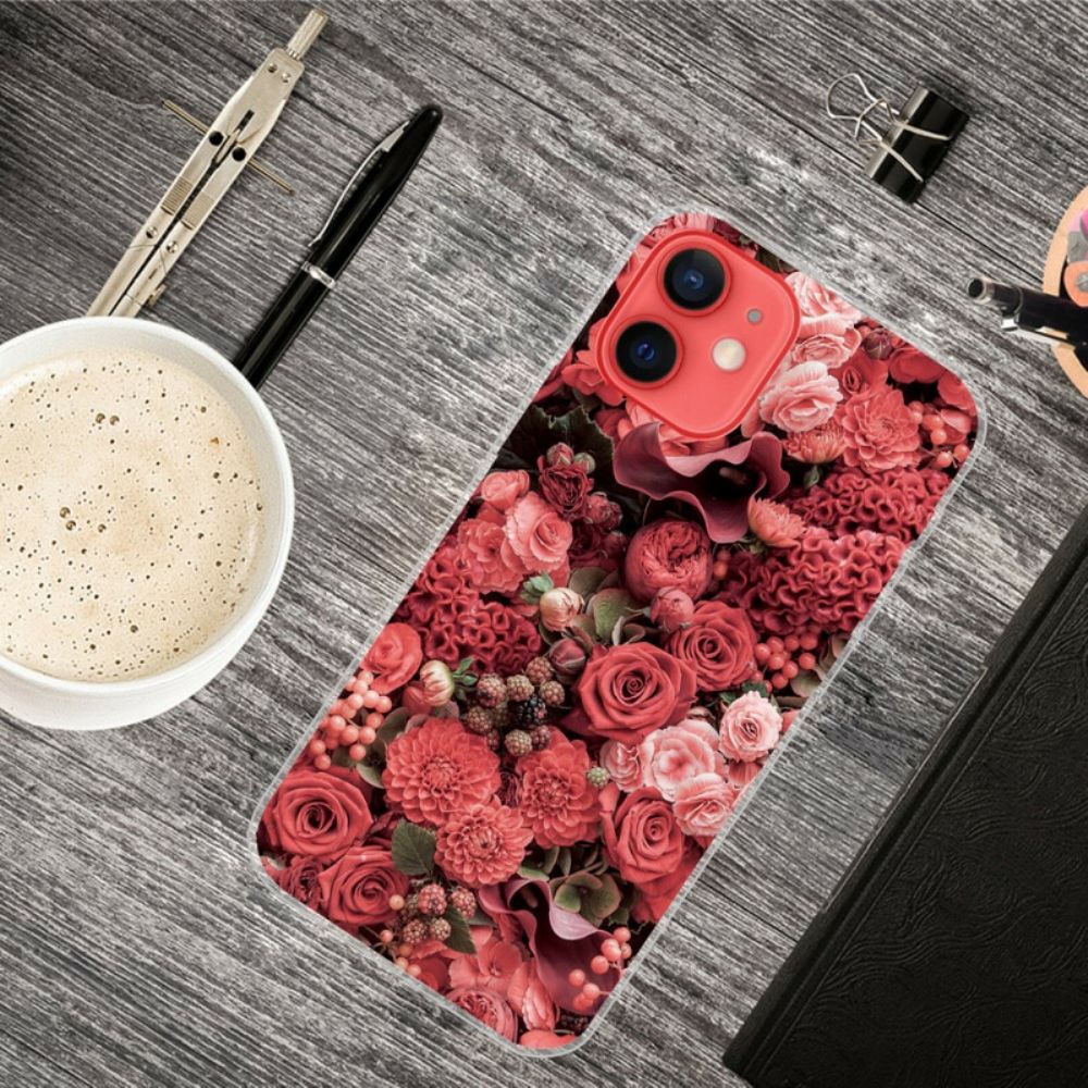 Telefoonhoesje voor iPhone 13 Mini Intense Bloemen