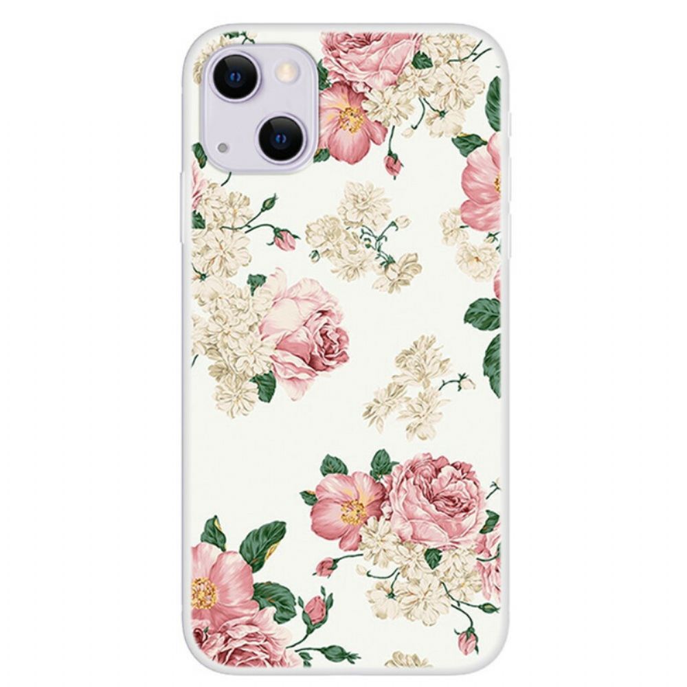 Telefoonhoesje voor iPhone 13 Mini Vrijheidsbloemen