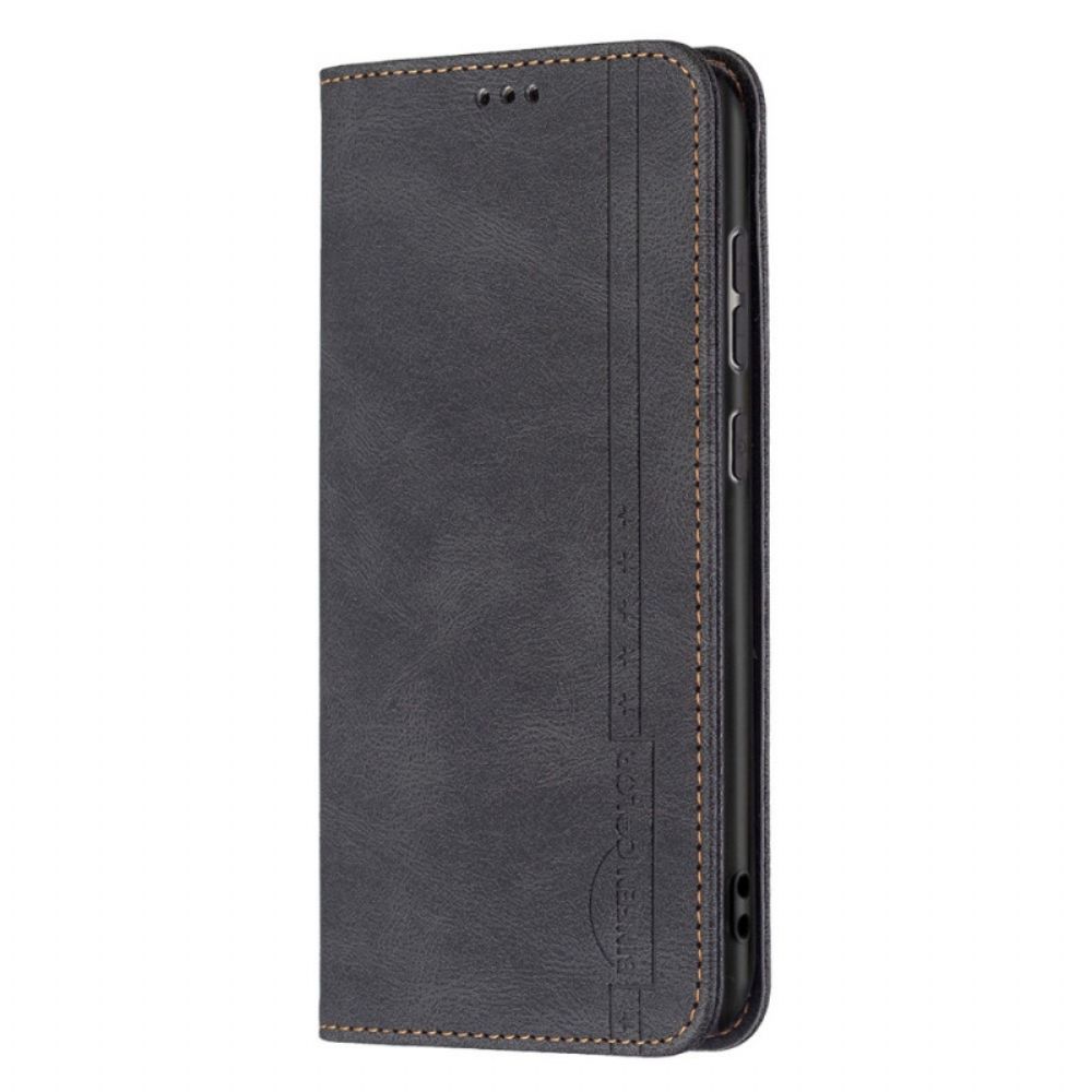 Bescherming Hoesje voor Samsung Galaxy A33 5G Folio-hoesje Rfid Couture Binfen-kleur