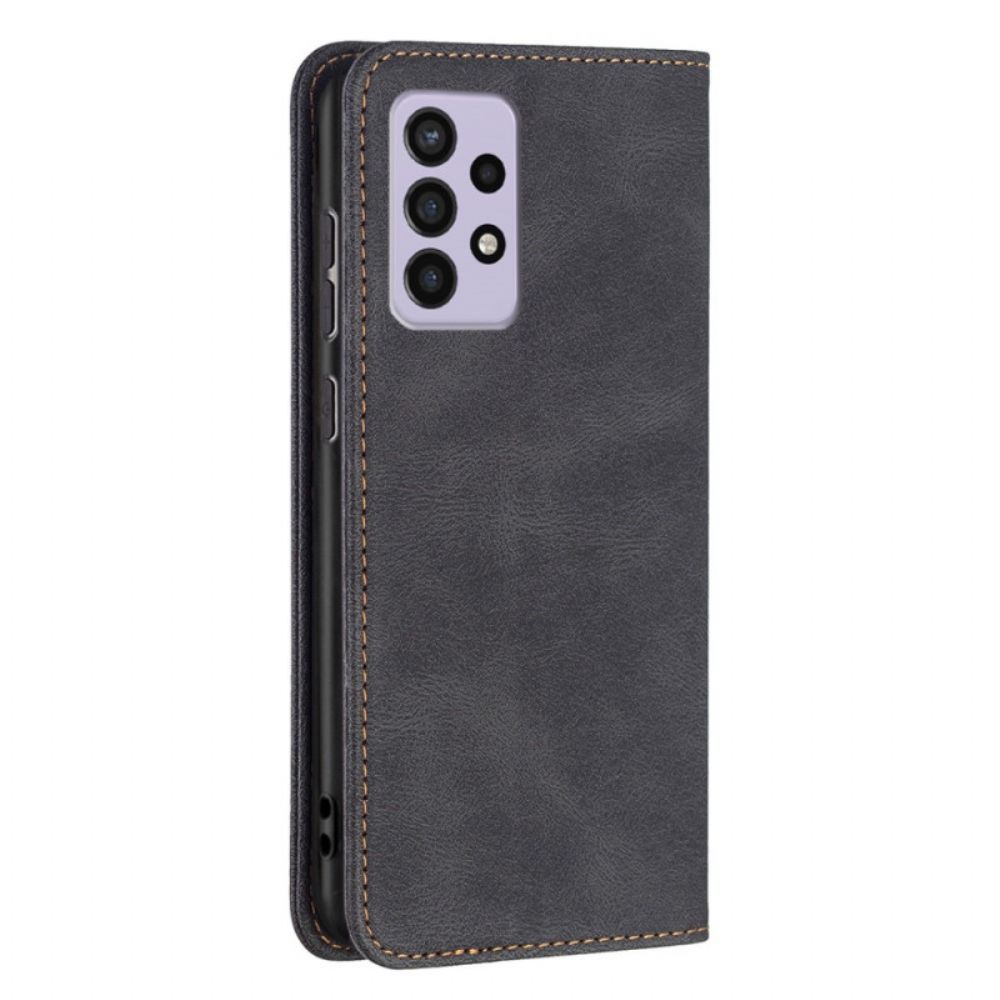 Bescherming Hoesje voor Samsung Galaxy A33 5G Folio-hoesje Rfid Couture Binfen-kleur