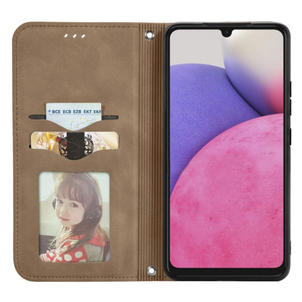 Bescherming Hoesje voor Samsung Galaxy A33 5G Folio-hoesje Skin-touch