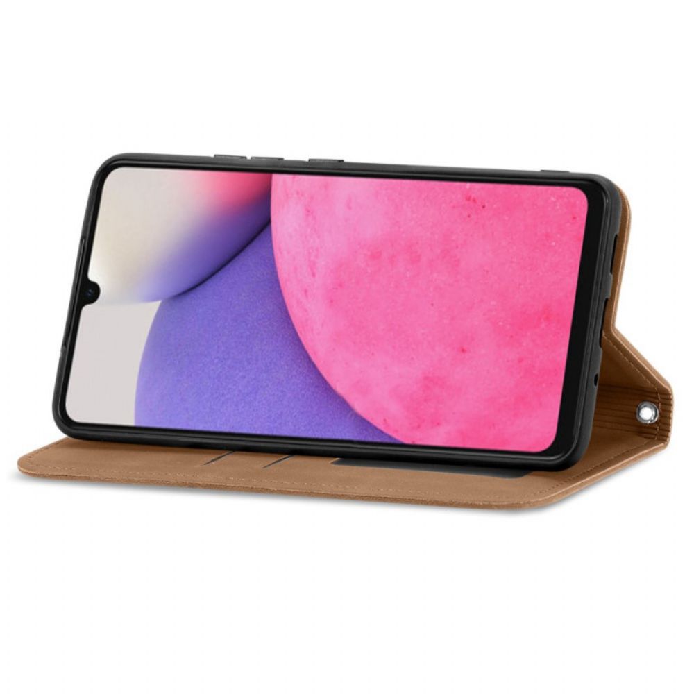 Bescherming Hoesje voor Samsung Galaxy A33 5G Folio-hoesje Skin-touch