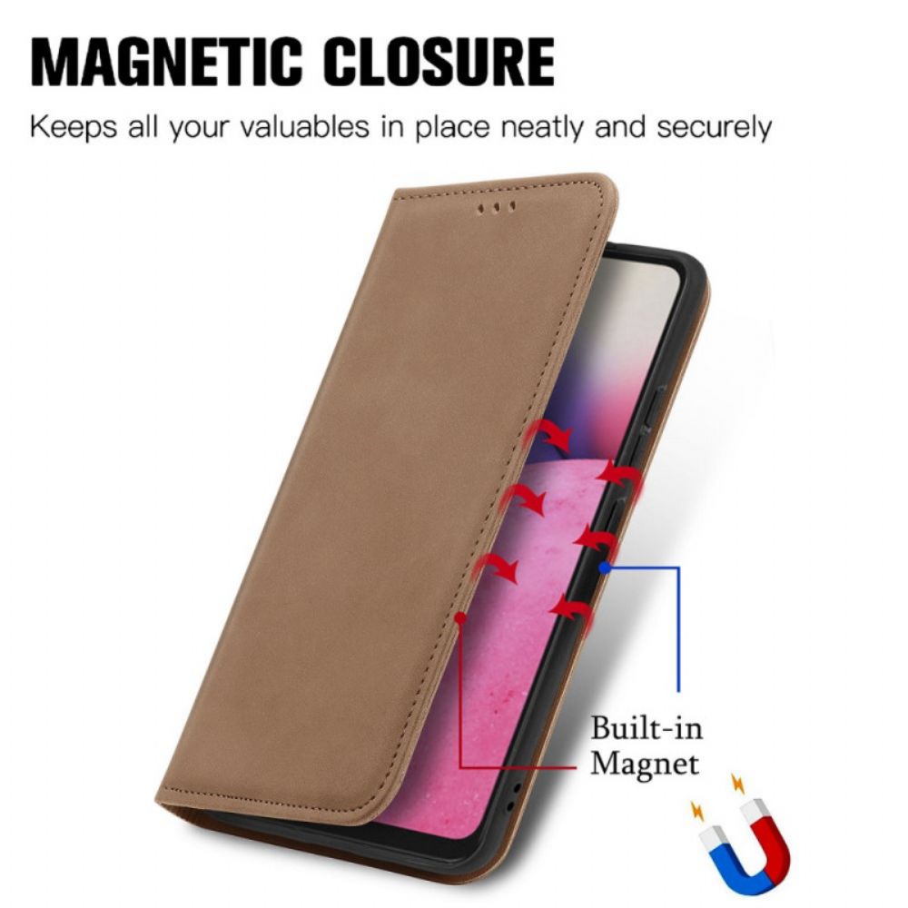 Bescherming Hoesje voor Samsung Galaxy A33 5G Folio-hoesje Skin-touch