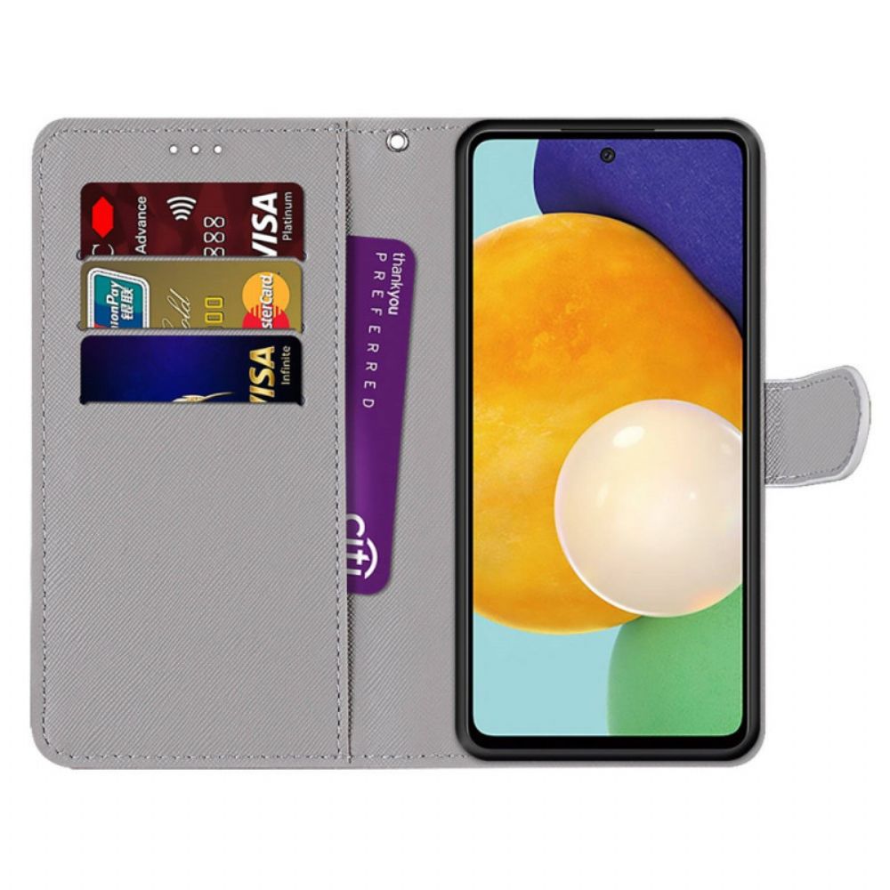 Flip Case voor Samsung Galaxy A33 5G Kosmische Hemel