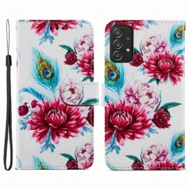 Folio-hoesje voor Samsung Galaxy A33 5G Intense Bloemen