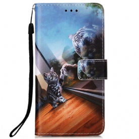 Folio-hoesje voor Samsung Galaxy A33 5G Katje