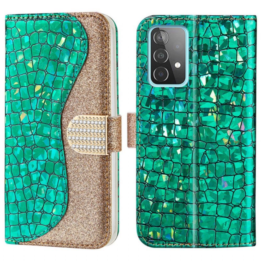 Folio-hoesje voor Samsung Galaxy A33 5G Krok Diamanten