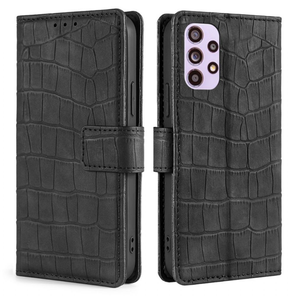 Folio-hoesje voor Samsung Galaxy A33 5G Krokodil