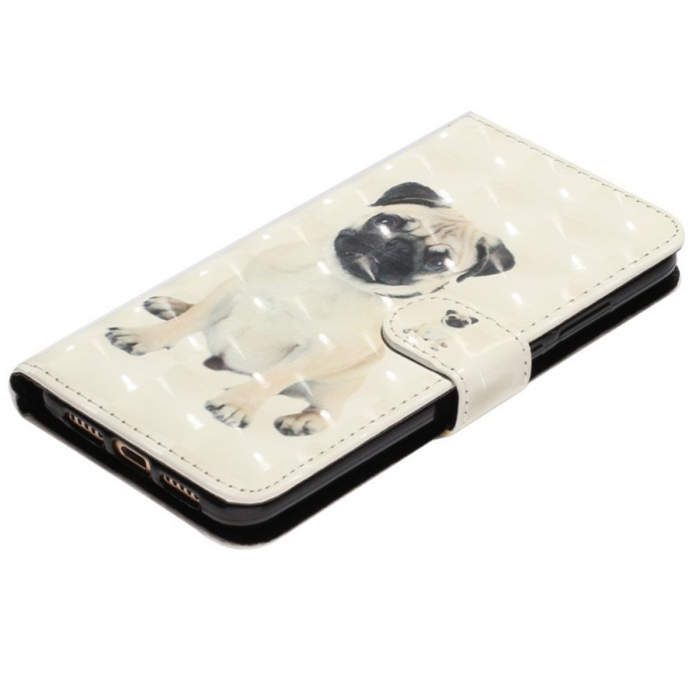 Folio-hoesje voor Samsung Galaxy A33 5G Met Ketting Thong Hond