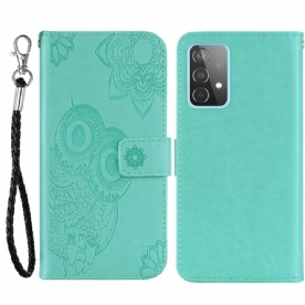 Folio-hoesje voor Samsung Galaxy A33 5G Uil Mandala