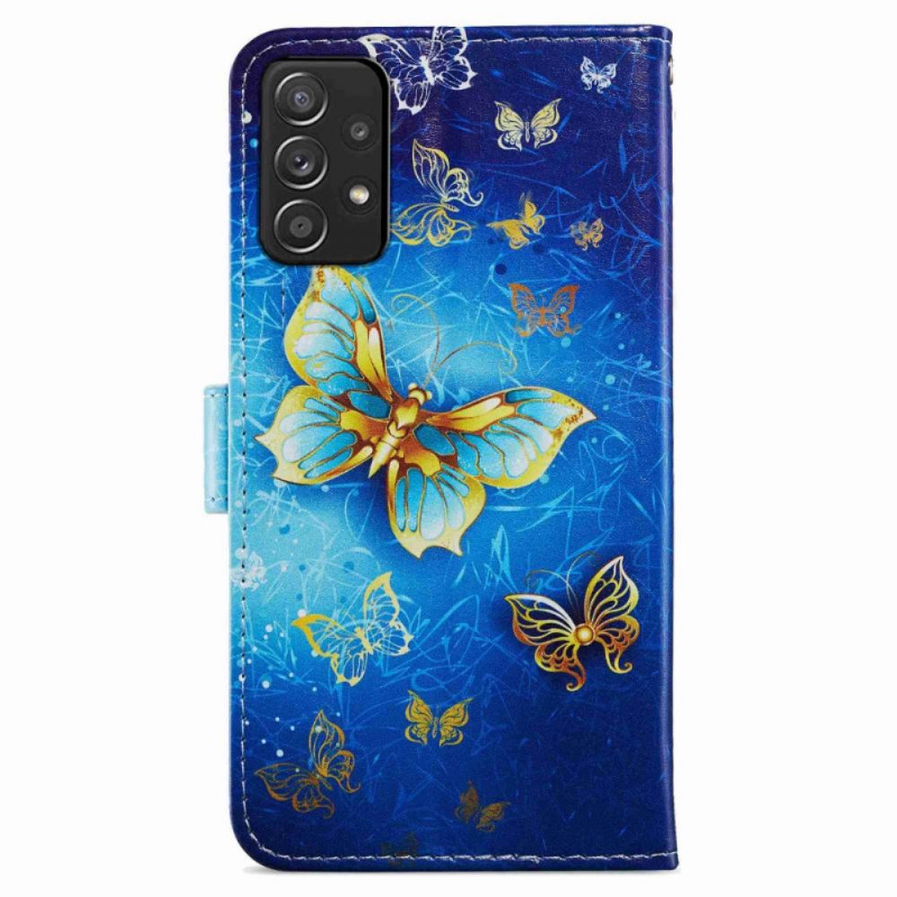 Folio-hoesje voor Samsung Galaxy A33 5G Vliegende Vlinders