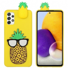 Hoesje voor Samsung Galaxy A33 5G Ananas 3d Bril