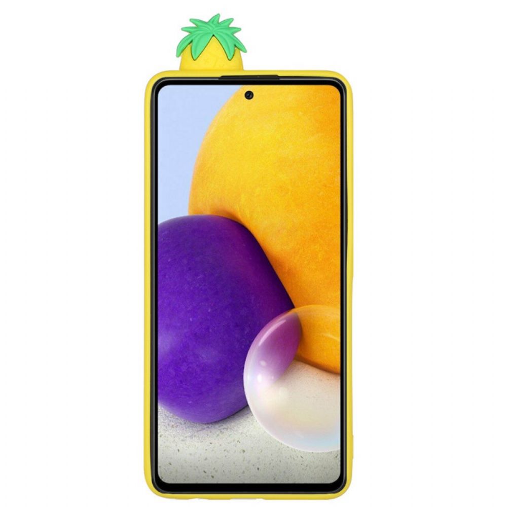 Hoesje voor Samsung Galaxy A33 5G Ananas 3d Bril