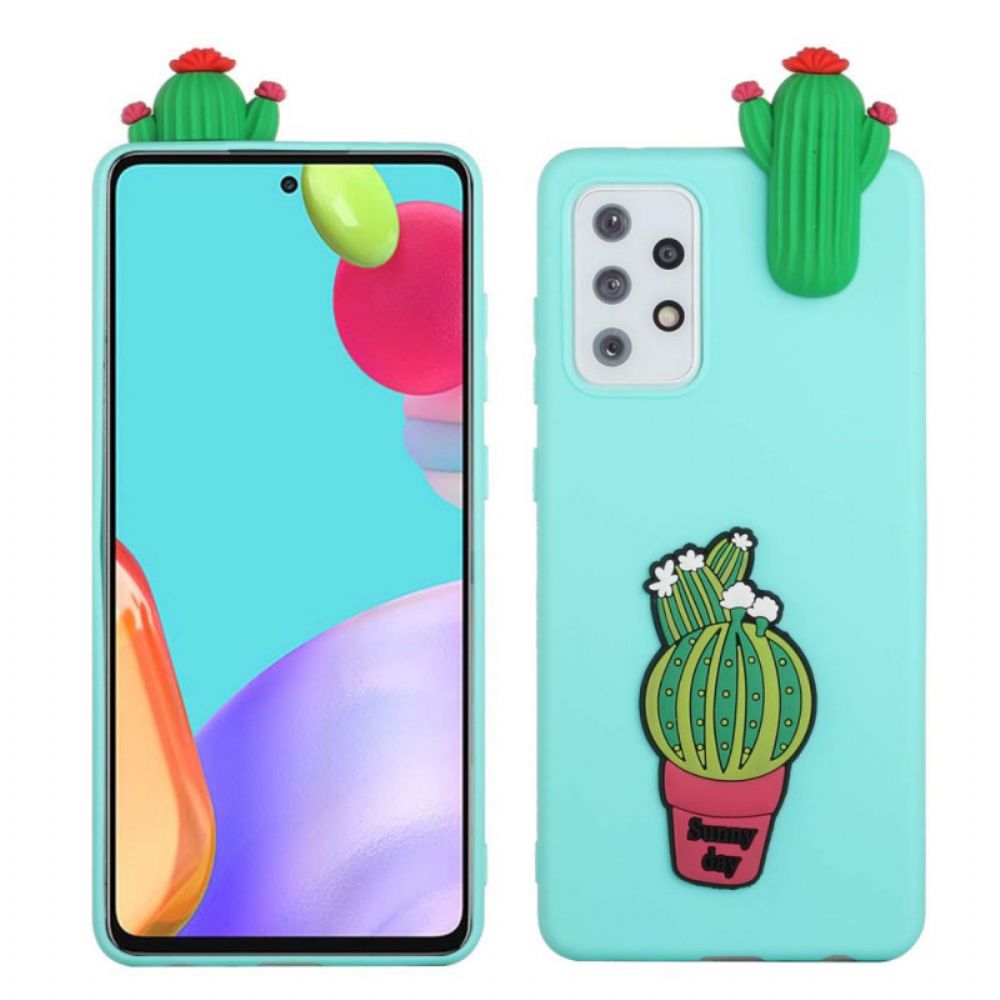 Hoesje voor Samsung Galaxy A33 5G Cactus Waanzin 3d