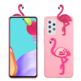 Hoesje voor Samsung Galaxy A33 5G Flamingo 3d