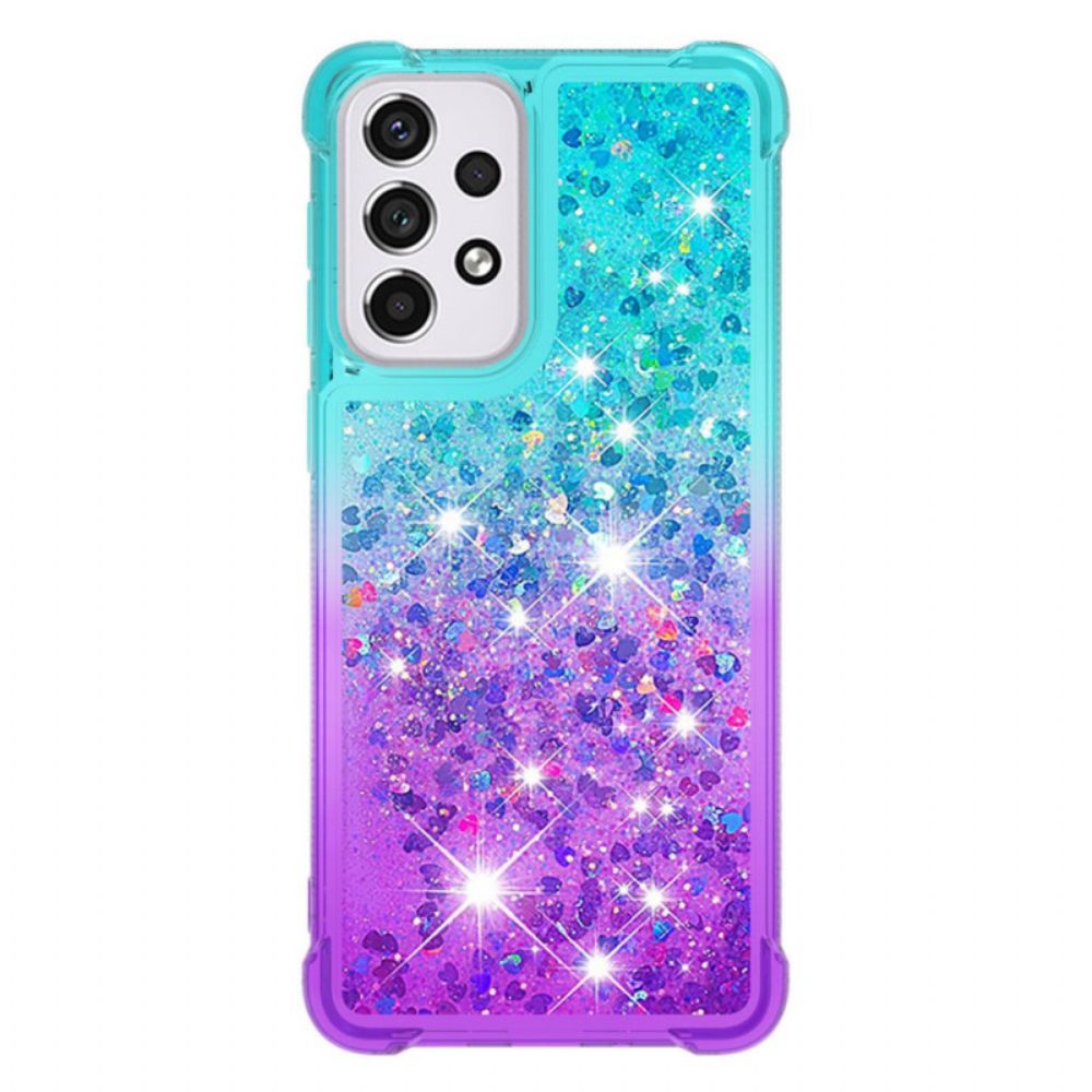 Hoesje voor Samsung Galaxy A33 5G Kleur Pailletten